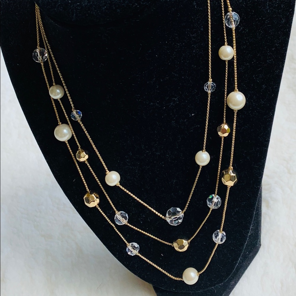 🆕BRAND NEW BEAUTIFUL GOLD PRL INLUS NECKLACES
